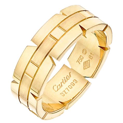 cartier men's rings price.